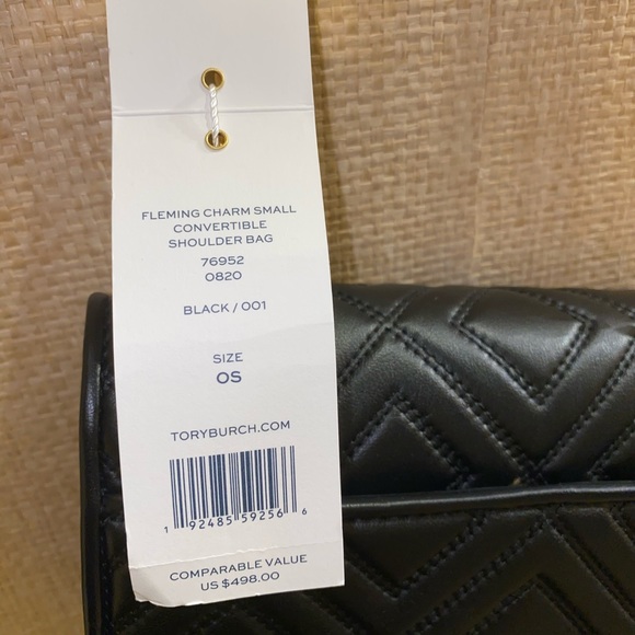 TORY BURCH FLEMING CHARM CONVERTIBLE SHOULDER BAG - Picture 6 of 6